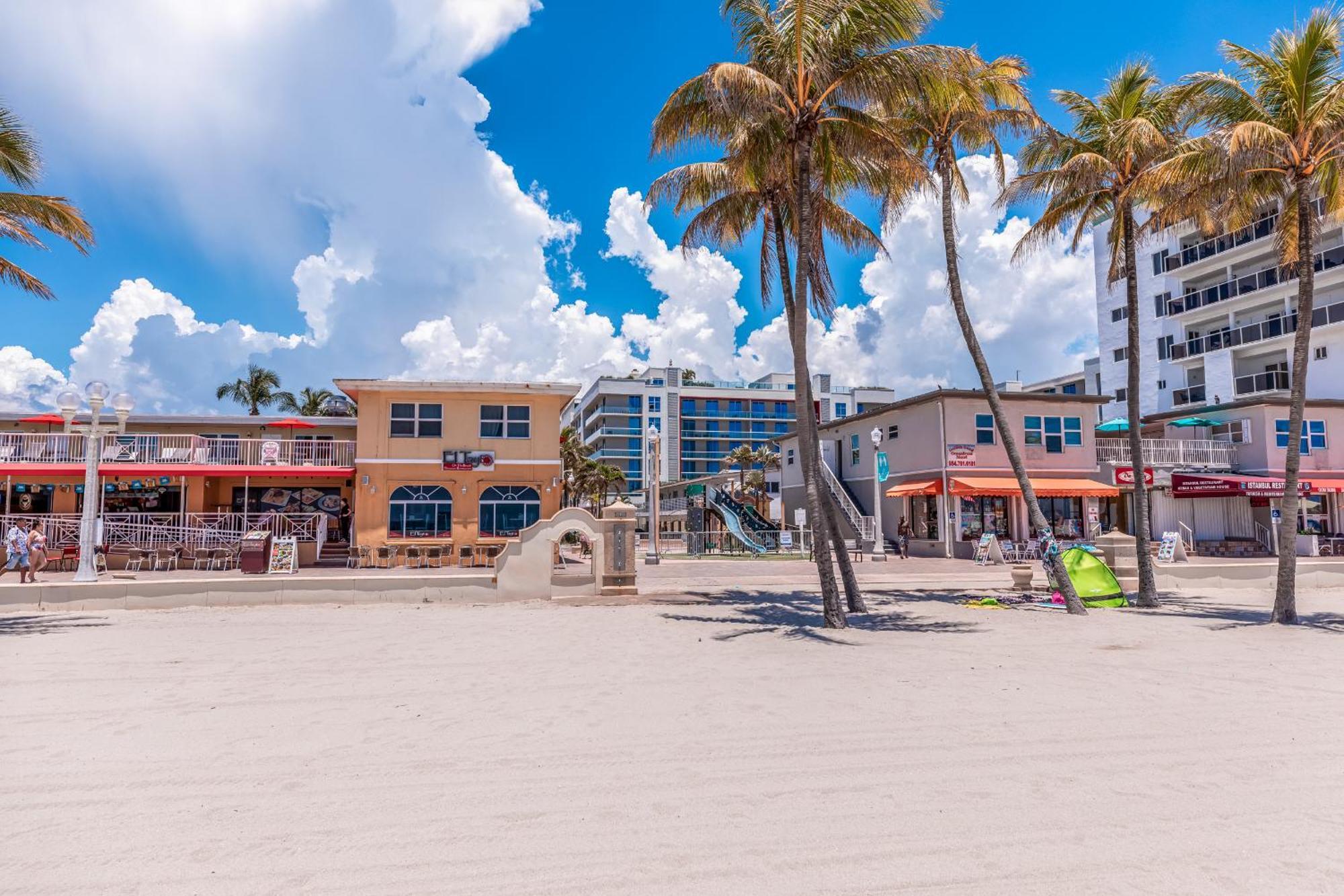 Stylish Private Beach Condo In Hollywood Fl, 3Min Walk To Hollywood Beach Eksteriør billede