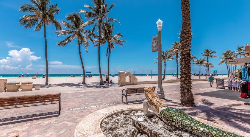 Stylish Private Beach Condo In Hollywood Fl, 3Min Walk To Hollywood Beach Eksteriør billede